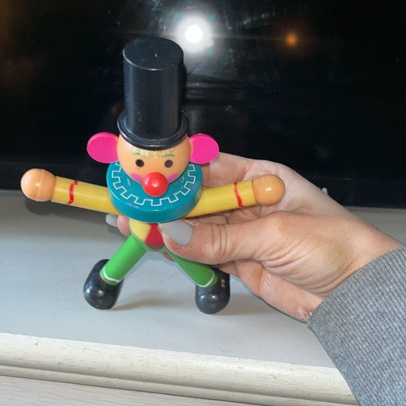 VNTG Plastic Toy Clown - Picture 5 of 5